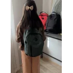 Haki Yeşil Orta Boy Sırt Çantası