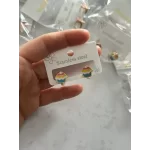 Renkli Kap Kek Çocuk Küpe