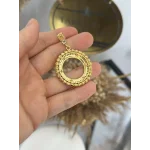 22 Ayar Dorikalı Yarım Altınlık Kolye Ucu
