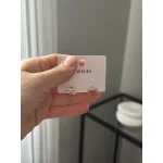 Çocuk Pembe Fiyonk Halka Küpe