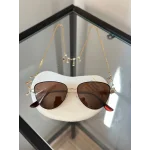 Trend Renkli Taşlı Çelik Gözlük Zinciri