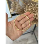 Dorikali  Lazer kesim Altigen Detaylı Kelepçe Bileklik