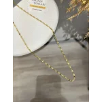 Çelik Mini Pullu Zarif Zincir Kolye (40+5 cm)