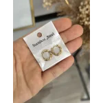 Çocuk Minimal Burgu Halka Küpe