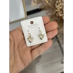 Çocuk Minimal Kalpli XP Halka Küpe