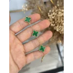 Çelik Marka Model Yeşil Yonca Bileklik