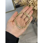 XP Gold Taşlı Kalsik Zincir Bileklik (17+2 cm)