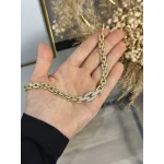 XP Gold Oval Taşlı Geçişli Bileklik (17+2 cm)