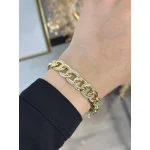 XP Gold Zarif Taşlı Samanyolu Bileklik (17+2 cm)