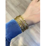 22 Ayar Pullu Başak Ajda Bilezik (Bir Adet Fiyatıdır)