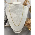 22 Ayar 3 mm Burgu Kolye (60 cm )