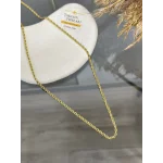 22 Ayar 3 mm Burgu Kolye (80 cm )