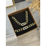 XP Gold Basic Taşlı Kolye-Bileklik Kombini