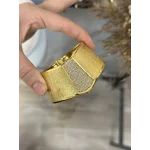 22 Ayar Geniş Taşlı Kumlu Trabzon Kelepçe