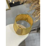 22 Ayar Geniş Taşlı Trabzon Hasırı Kelepçe