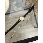 İthal Vintage Siyah Kordon Saat ve XP Bileklik Kombini