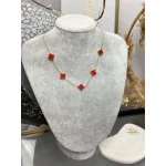 Çelik Marka Detay Kırmızı Kolye (40+5 cm)