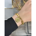 22 Ayar Çeyrekli Arpa Bileklik