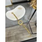 22 Ayar Arpa Detaylı Çeyrekli Bileklik