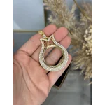 22 Ayar Tam Altınlık Lale Kolye Ucu