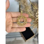 22 Ayar Ajda Model Çeyreklik Kolye Ucu