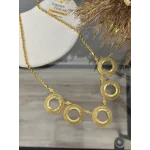 22 Ayar 5’li Hasır Detay Çeyreklik Kolye (65 cm)