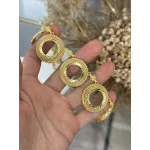 22 Ayar 5’li Hasır Detay Çeyreklik Kolye (65 cm)