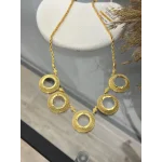 22 Ayar 5’li Hasır Detay Çeyreklik Kolye (65 cm)