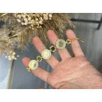 22 Ayar Dorikalı Üç Ceyrekli Bileklik