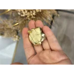 Üç Boyutlu Siyah Gül Broş