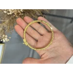 22 Ayar Hint İşi Kelepçe Bilezik (İç Çapı 6.2 cm)