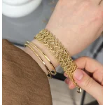 22 Ayar Başak Bileklik -Ajda Kombini