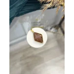 Yıldız Taşı Doğal Taş Baklava Model Çelik Kolye Ucu