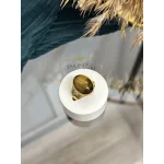 Çelik Kaplan Gözü Taşlı Yüzük (7 no)