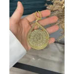 22 Ayar Gremse 3 mm Burgu Kolye (60 cm )