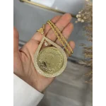 22 Ayar Gremse 3 mm Burgu Kolye (60 cm )