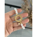 İncili Çeyreklik Bileklik (Suyolu Hediye)