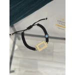 Siyah Makrome Gram Altınlık Nazarlı Bileklik (Suyolu Hediyeli)