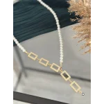 İncili 5’li Gram Altınlık Y Kolye