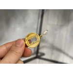 Gram Altınlık İncili Yuvarlak Çerçeve