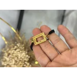 Gram Altınlık Siyah İpli Çocuk Bilekliği (12-13 cm)