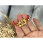 Gram Altınlık Kırmızı İpli Çocuk Bilekliği (12-13 cm)