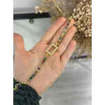 Gram Altınlık Renkli Baget Bileklik (17.5+3 cm)