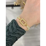 Gram Altınlık Soft Yeşil Baget Bileklik (17.5+3 cm)