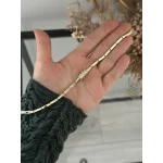 XP Gold Zikzak Geçişli Bileklik