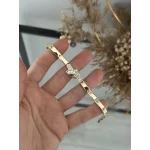 XP Gold Baget Taşlı Düğüm Bileklik