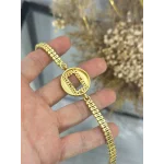 Yuvarlak Gram Altınlık Soft Pembe Baget Bileklik