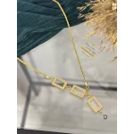 3 Gram Altınlık Burgu Zincirli Y Kolye (65 cm)