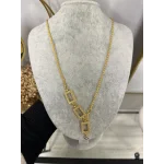 3 Gram Altınlık Burgu Zincirli Y Kolye (65 cm)