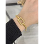 Gram Altınlık Burgu Bileklik (17+3.5 cm)